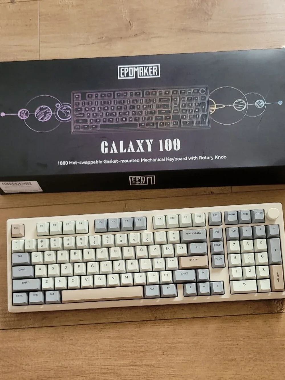 EpoMaker Galaxy 100 Mechanical Keyboard With Rgb Backlit